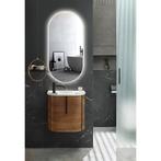 Badkamerspiegel met LED Verlichting en Verwarming 50x100cm -, Huis en Inrichting, Woonaccessoires | Spiegels, Ophalen of Verzenden