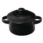 Mini braadpan | Steengoed | Zwart | Ø142ml | 4 stuks, Verzenden