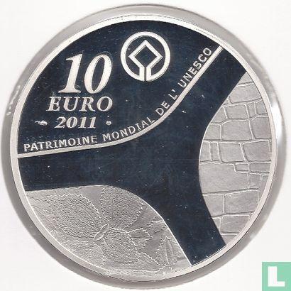 Frankrijk 10 euro 2011 (PROOF) Castle of Versailles, Postzegels en Munten, Munten | Europa | Euromunten, Losse munt, 10 euro, Goud