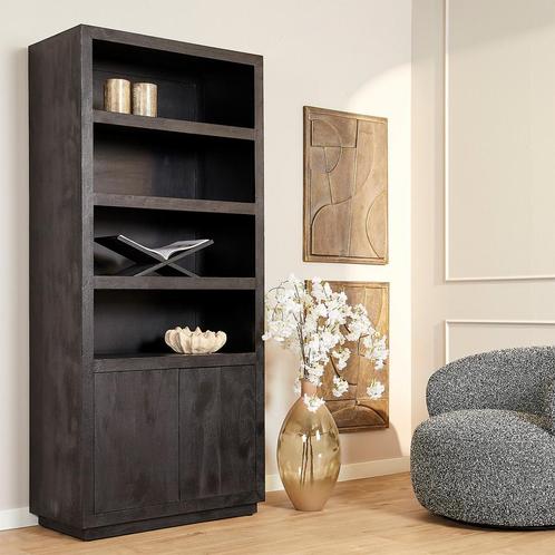 *WOONWINKEL* Starfurn Brussel Zwarte Vakkenkast Modern, Huis en Inrichting, Kasten | Wandmeubels, Nieuw, Verzenden