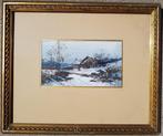 Eugène Galien-Laloue (1854-1941) - Village sous la neige, Antiek en Kunst, Kunst | Schilderijen | Klassiek