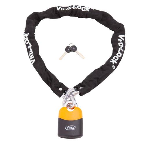 VINZ Fogo Kettingslot 10mm - 150cm, Motoren, Accessoires | Sloten, Verzenden