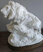 sculptuur, Leeuw - 40 cm - 40 cm - Biscuit porselein, Antiek en Kunst