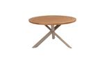 Taste by 4 Seasons Prado tafel latte met teak blad Ø 130 cm, Ophalen of Verzenden, Nieuw