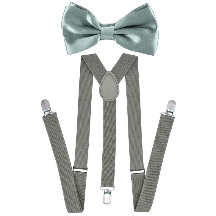 Fako Fashion - Bretels Met Vlinderstrik - Effen - 100cm -, Kleding | Heren, Stropdassen, Verzenden