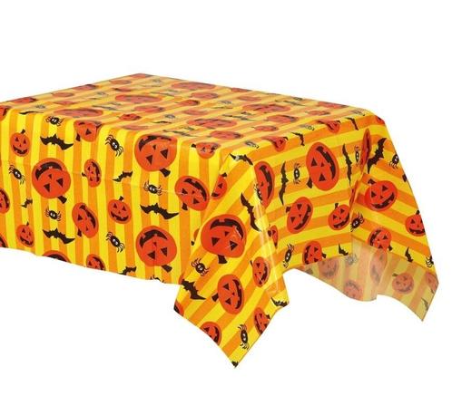 Halloween Pompoen Tafelkleed 1,3m, Hobby en Vrije tijd, Feestartikelen, Nieuw, Verzenden