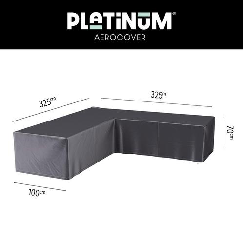 Platinum Aerocover loungesethoes L-vorm 325x325 cm., Tuin en Terras, Tuinsets en Loungesets, Nieuw, Overige materialen, Verzenden