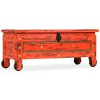 Mangohouten Opbergkist 101cm | Tweedekansje | Vintage Stijl, Ophalen of Verzenden, Nieuw, Hout, Overige typen