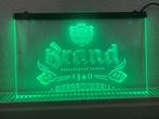 Brand bier neon bord lamp LED verlichting reclame lichtbak, Verzamelen, Verzenden, Nieuw