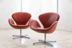 Fritz Hansen - Arne Jacobsen - Lounge stoel (2) - Zwaan, Antiek en Kunst, Antiek | Meubels | Stoelen en Banken
