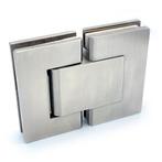 Santos hydraulisch glas/glas 180° dubbelwerkend scharnier -, Doe-het-zelf en Verbouw, Hang- en Sluitwerk, Ophalen of Verzenden