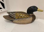 Lokeend - Anatra (real duck decoy) 1930/1950 c.a. in legno, Antiek en Kunst