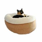 Afp Lambswool Donut Bed Tan 45 x 45 x 25 cm, Dieren en Toebehoren, Katten-accessoires, Nieuw, Verzenden