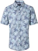 Casa Moda Casual Overhemd Korte Mouw Met Motief, Verzenden, Nieuw, Blauw