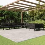 vidaXL 10-delige Loungeset met kussens aluminium, Tuin en Terras, Verzenden, Nieuw, Aluminium, Loungeset