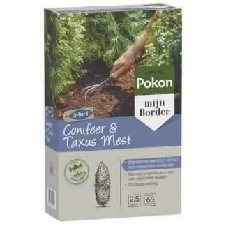 Coniferen en taxus mest | Pokon | 2.5 kg (Voor 65 planten), Tuin en Terras, Aarde en Mest, Verzenden