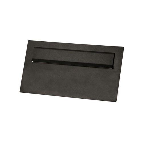 STOER! Rome XL briefplaat 340x195mm staal - zwart, Tuin en Terras, Brievenbussen, Nieuw, Verzenden