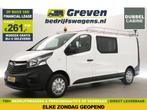 Opel Vivaro 1.6 CDTI L2H1 DC 6 Pers Airco LED Trekh €261pm, Wit, Nieuw, Opel, Handgeschakeld