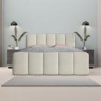 Boxspringbed Manitoba - Bouclé stof - 180 x 200 cm - Beige, Verzenden, Nieuw