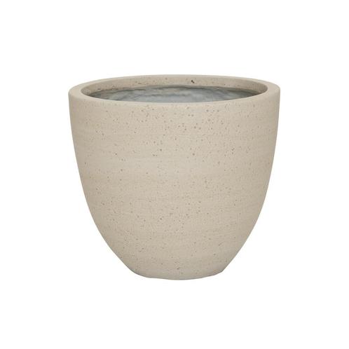 Plantenbak Jesslyn - Beige Ø33 x (H)29 cm - Ø33 x (H)29 cm, Tuin en Terras, Planten | Tuinplanten, Ophalen of Verzenden