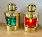 Maritieme objecten (2) - DHR - Messing, Glas- Prachtige set