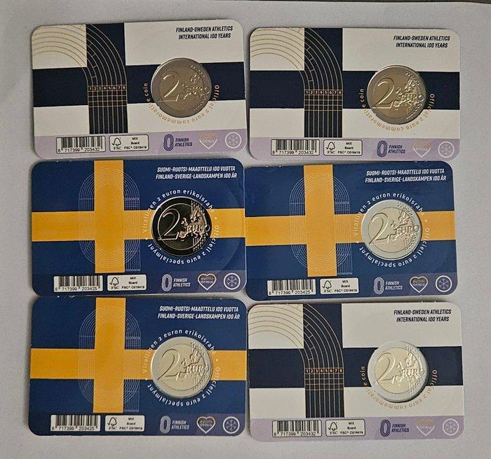 Finland. 2 Euro 2025 100 Years of the Finland-Sweden, Postzegels en Munten, Munten | Europa | Euromunten