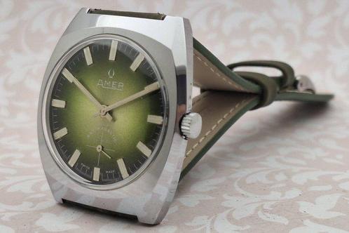 Amer - NOS - Vintage - Zonder Minimumprijs - Heren -, Sieraden, Tassen en Uiterlijk, Horloges | Heren