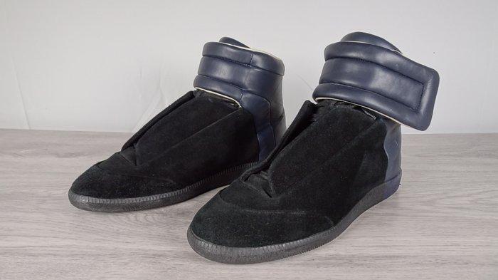 Maison Margiela - Future Black Navy High Top Sneaker -, Kleding | Heren, Schoenen
