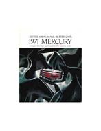 1971 MERCURY PROGRAMMA BROCHURE ENGELS (USA), Nieuw, Author