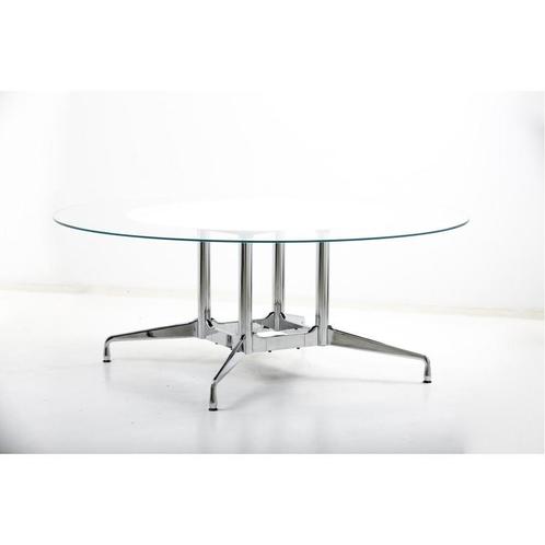 Vitra Eames Glass Segmented Vergadertafel  rond 180 cm, Zakelijke goederen, Kantoor en Winkelinrichting | Kantoormeubilair en Inrichting