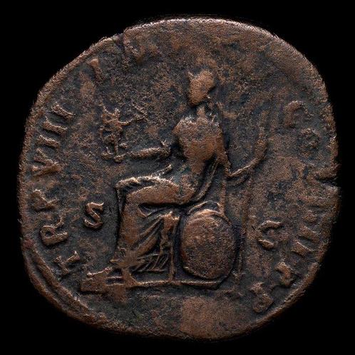 Romeinse Rijk. Commodus (AD 177-192). Sestertius Rome - Roma, Postzegels en Munten, Munten | Europa | Niet-Euromunten