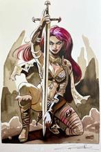 Candita, Giuseppe - 1 Original drawing - Red Sonja - Queen, Nieuw