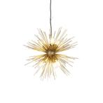 Art Deco hanglamp goud 6-lichts - Broom, Huis en Inrichting, Nieuw, Overige materialen, Modern, 75 cm of meer