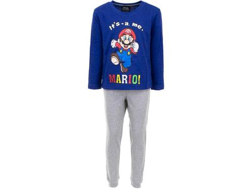 Kinderpyjama - Super Mario - DonkerBlauw/Grijs, Kinderen en Baby's, Kinderkleding | Schoenen en Sokken, Verzenden