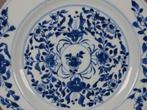 Kangxi (1662-1722) - Bord - Lotus, Chrysanhtmums, Peonies,