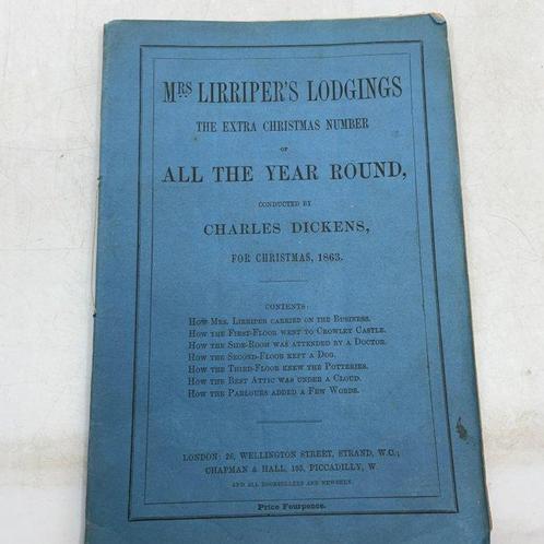 Charles Dickens - Mrs Lirripers Lodgings - Extra Christmas, Antiek en Kunst, Antiek | Boeken en Bijbels