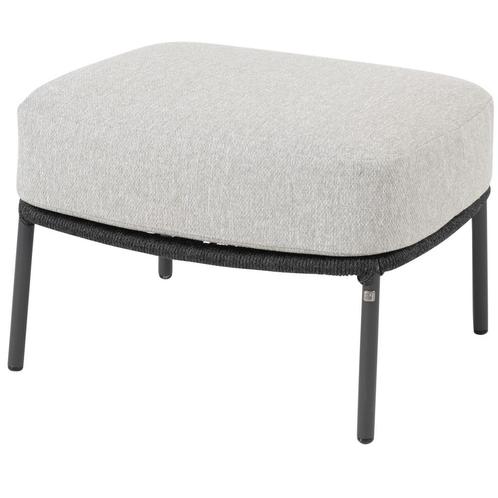 Calpi voetenbank met kussen antraciet 4 Seasons Outdoor, Tuin en Terras, Tuinmeubel-accessoires, Nieuw, Ophalen of Verzenden