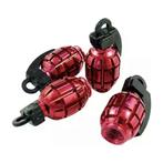 TT-products ventieldoppen Red Grenades handgranaat 4 stuks, Ophalen of Verzenden, Nieuw
