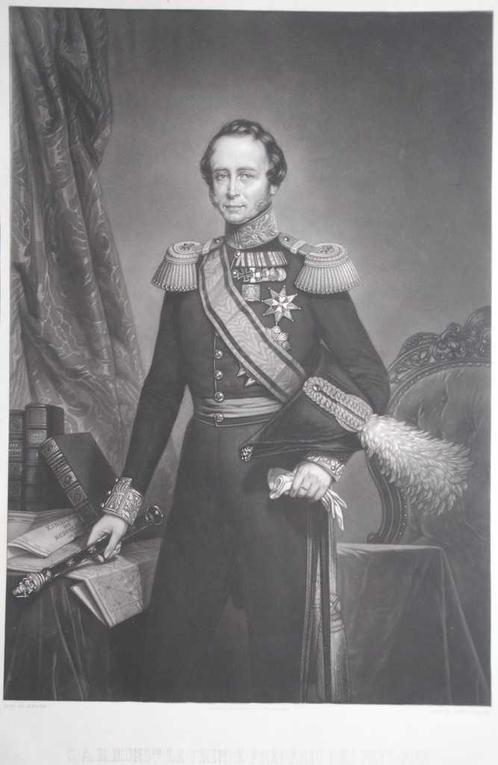 Portrait of Frederick of the Netherlands, Prince (...), Antiek en Kunst, Kunst | Etsen en Gravures