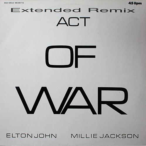 Maxi - Elton John / Millie Jackson - Act Of War (Extended Re, Cd's en Dvd's, Vinyl | Overige Vinyl, Verzenden