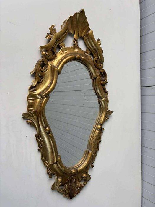 Wandspiegel - Hout, spiegel - Gouden spiegel, Antiek en Kunst, Antiek | Overige Antiek