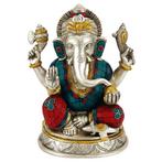 Ganesha Beeld Mozaïek - 20 cm, Verzenden, Nieuw