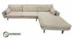 Beige 4-zits hoekbank ribstof – Slechts €329,95!, Huis en Inrichting, 250 tot 300 cm, Gebruikt, Hoekbank, Vierpersoons of meer
