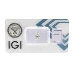0,71 ct. Briljant geslepen diamant J / SI2 + IGI Certific..., Antiek en Kunst, Ophalen of Verzenden