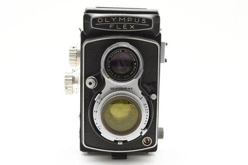Olympus Flex D.Zuiko F.C. 3.5/75mm Twin lens reflex camera, Audio, Tv en Foto, Fotocamera's Analoog