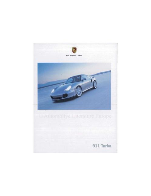 2002 PORSCHE 911 TURBO BROCHURE ENGELS USA, Boeken, Auto's | Folders en Tijdschriften, Porsche