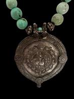 Zilver, Turkoois - Halsketting, Antiek en Kunst