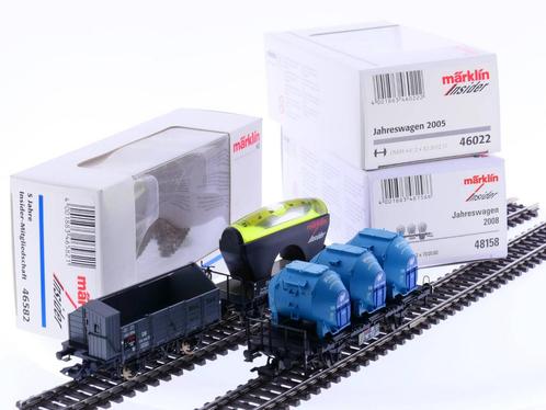 Schaal H0 Märklin 46022 46582 48158 DB Jaarwagons 3 stuks.., Hobby en Vrije tijd, Modeltreinen | H0, Gelijkstroom, Analoog, Zo goed als nieuw