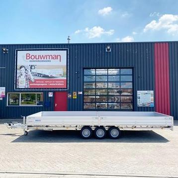 Hulco Medax 3 Plateauwagen 611x223 3500kg beschikbaar voor biedingen
