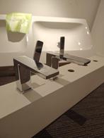 Set van 2 wastafelkranen chroom - showmodel - 0002, Ophalen, Nieuw, Chroom, Kraan
